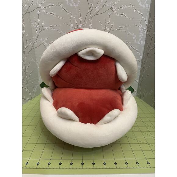 Nintendo Super Mario Club Mocchi Mocchi Tomy Mega Piranha Plant Soft Plush - WOT - Picture 5 of 6